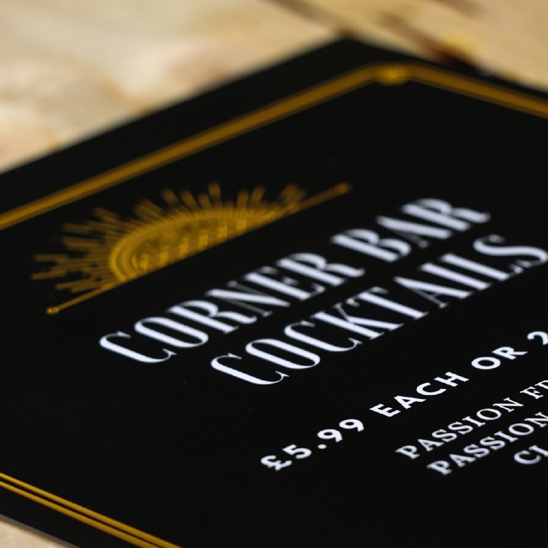 Bespoke branded menus