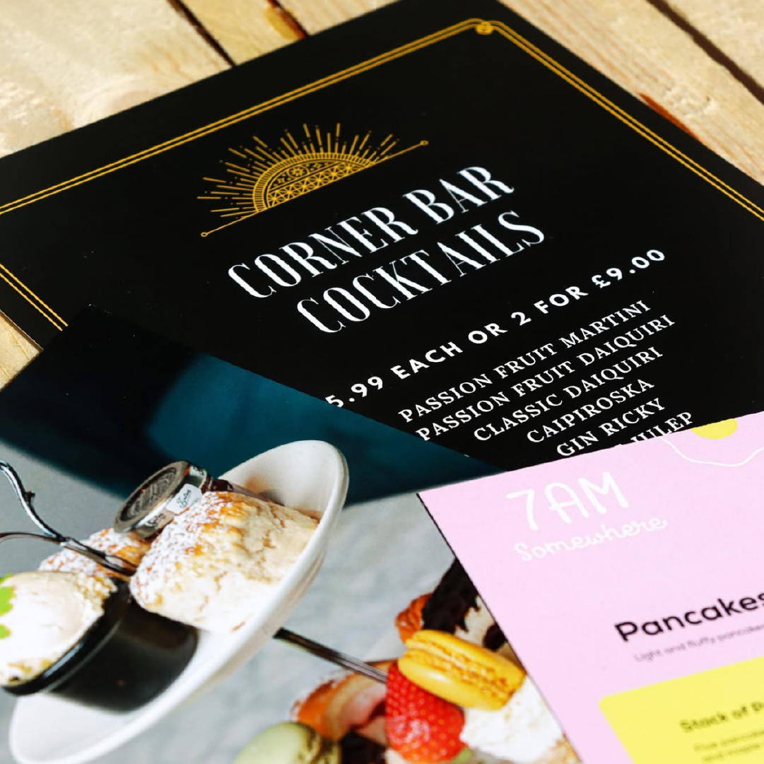 Bespoke branded menus