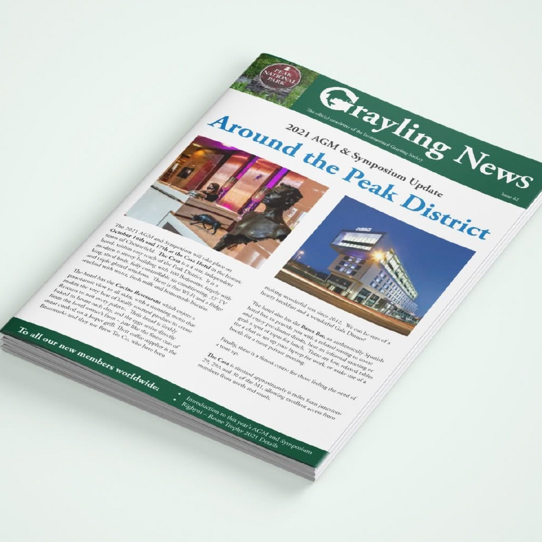 Bespoke newsletter with images and informative text for The Grayling Society