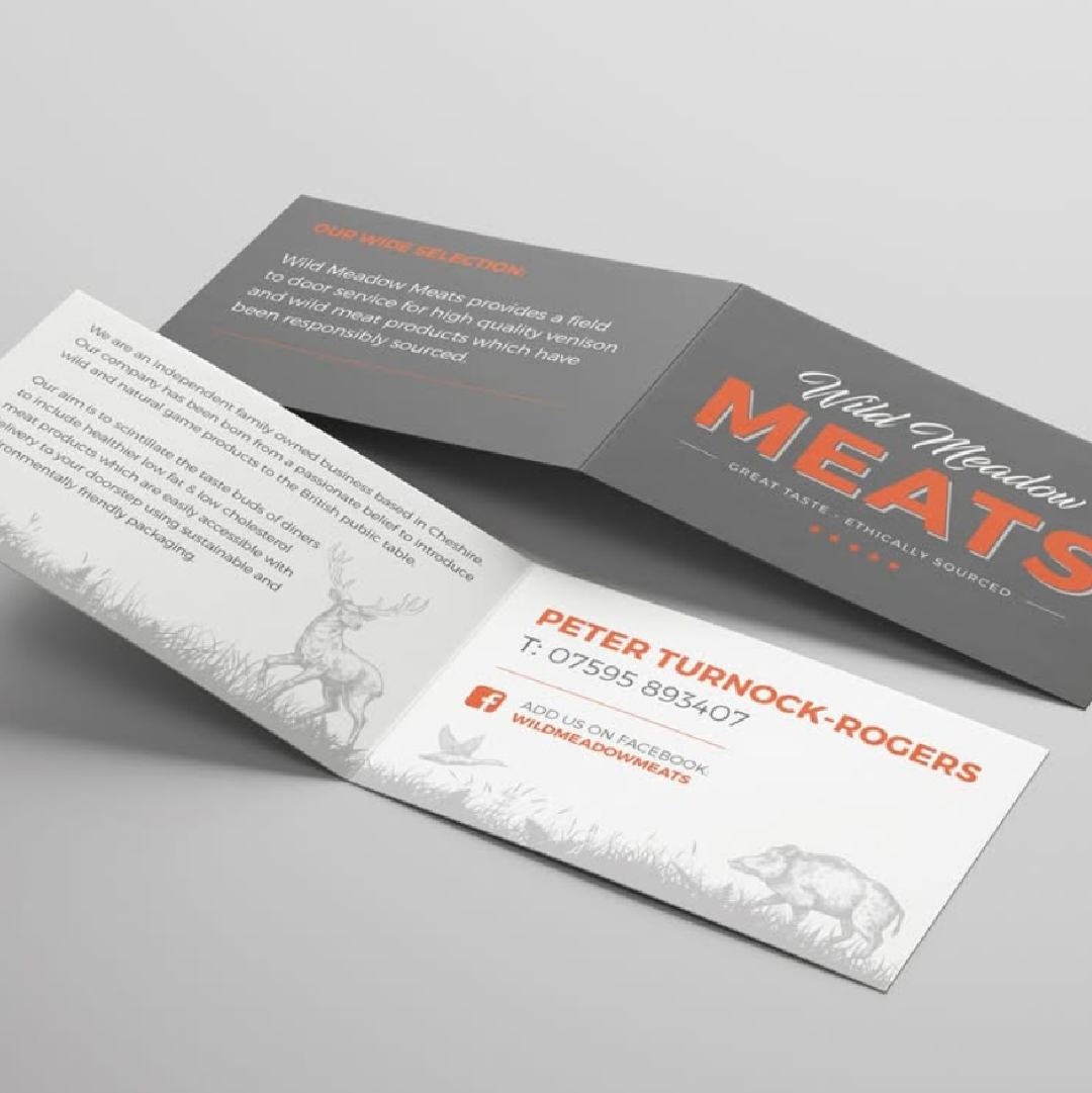 Bespoke Business Cards for Wild Meadow Meats