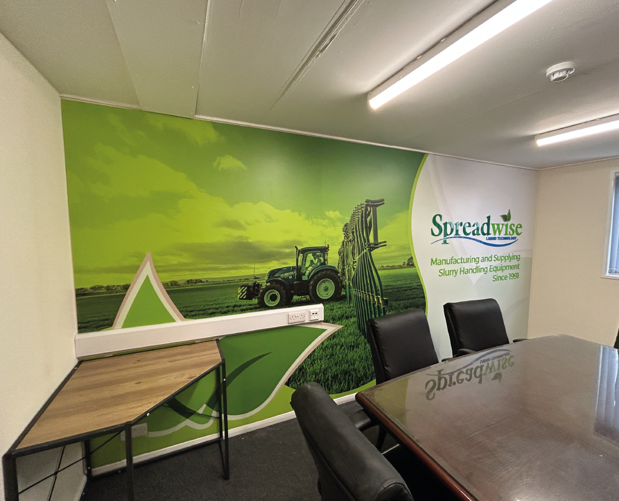 1-01 Interior wall graphics design and installation for commercial spaces in Nantwich