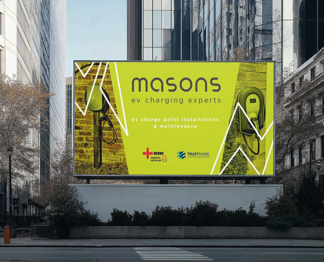 Masons EV-01 Custom designed digital billboard services in Crewe