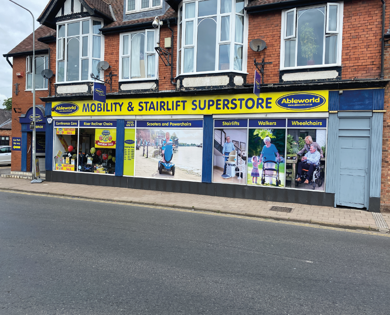 NEW1-01 External shop signage design and installation in Nantwich