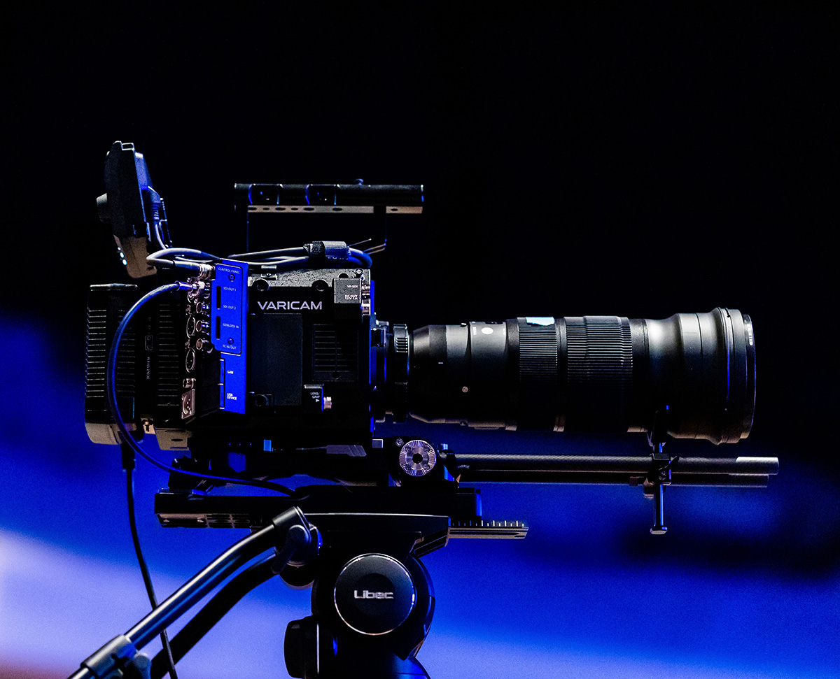 Corporate Video Production Services Varicam professional video camera setup – Whitchurch digital marketing videography services